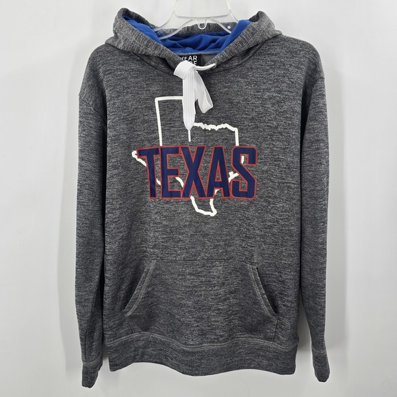 Wear Code Other - Wear Code Texas Graphic Hoodie Small Gray Space Dye Fleece Sweatshirt